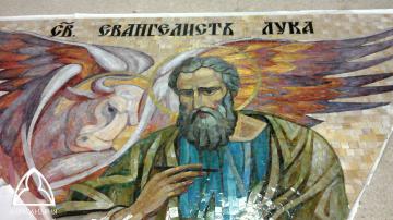 Святой Евангелист Лука - мозаика для храма в с. Майорское, Оренбург (1).